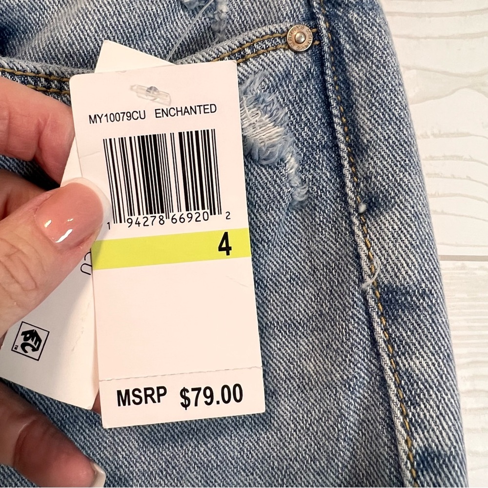 NWT • Seven7 Felicity High Rise Denim Jeans • Slim Flare • Size 4 • Enchanted - Picture 3 of 16